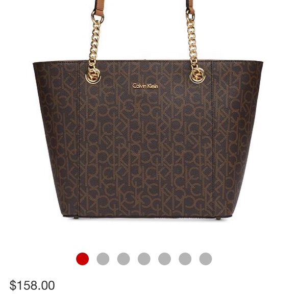 calvin klein hayden large signature tote